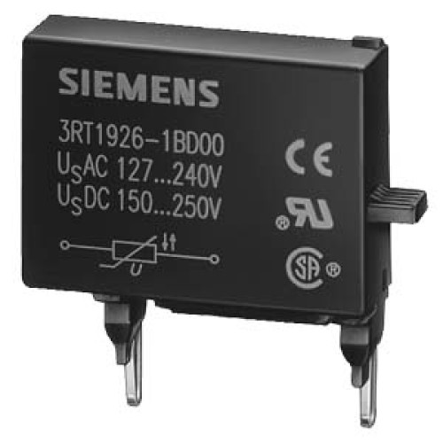 RC element Surge suppressor 48-127 V AC, 70-150 V DC for mounting to contactor Size S0 !!! Phased-ou