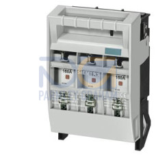 SENTRON, Fuse switch disconnector 3NP4, 3-pole, NH00, 160 A, for assembly and installation on mounti