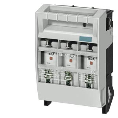 SENTRON, Fuse switch disconnector 3NP4, 3-pole, NH00, 160 A, for assembly and installation on mounti