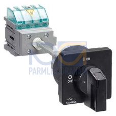 SENTRON, Switch disconnector 3LD, main switch, 3-pole, Iu: 63 A, Operating power / at AC-23 A at 400