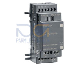 *** Spare part *** LOGO! DM8 24R expansion module, PS/I/O: 24 V/24 V/relay, 2TE 4 DI/4 DO, AC/DC/NPN
