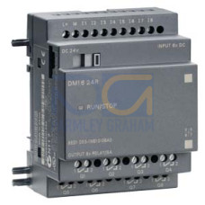 *** Spare part *** LOGO! DM16 24R expansion module, PS/I/O: 24 V DC/24 V DC/relay, 8 DI/8 DO, 4 HP