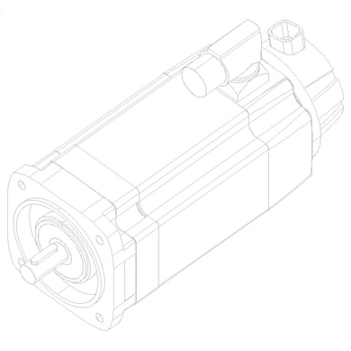 SIMOTICS S Synchronous motor 1FK7-HD PN=1.2kW; UDC=600V M0=4.5Nm (100K); NN=3000rpm; Naturally coole