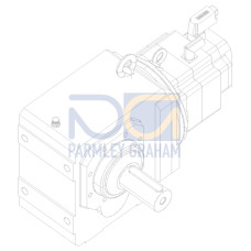 SIMOTICS S Synchronous servo geared motor 1FK7 Compact, 3.77kW Naturally cooled power/signal connect