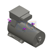 SIMOTICS TN series N-Compact Low-voltage motor, squirrel-cage rotor, IP55 with external fan, with st
