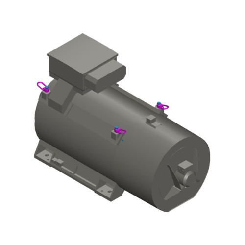SIMOTICS TN series N-Compact Low-voltage motor, squirrel-cage rotor, IP55 with external fan, with st