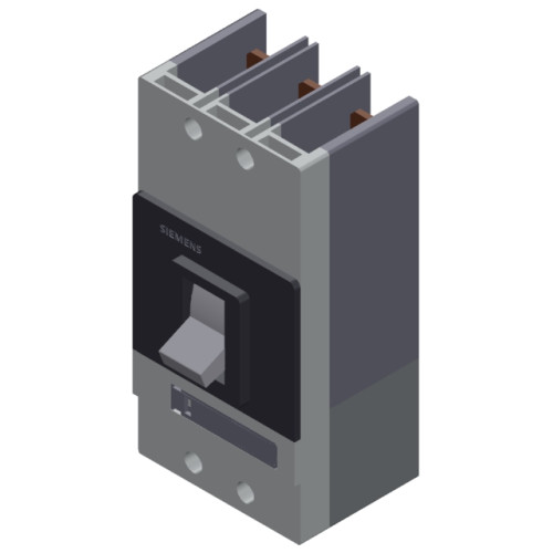 circuit breaker VL400N standard breaking capacity Icu=55kA, 415V AC 3-pole, line protection Electron