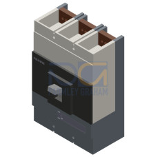 circuit breaker VL630N standard breaking capacity Icu=55kA, 415V AC 3-pole, line protection trip uni