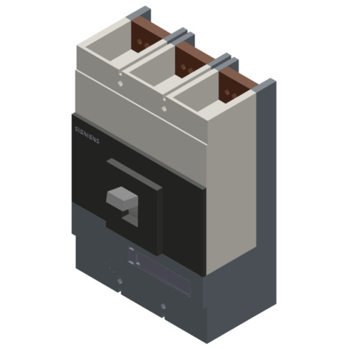 circuit breaker VL630N standard breaking capacity Icu=55kA, 415V AC 3-pole, line protection trip uni