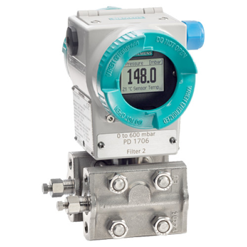 SITRANS P500  for Differential Pressure,  PN160 Stainless steel housing 316L, Dual compartment, M20x