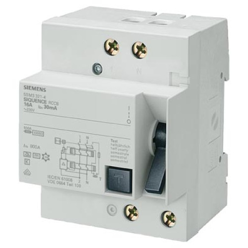 Residual current operated circuit breaker, 2-pole, type B, short-time delayed, In: 25 A, 300 mA, Un