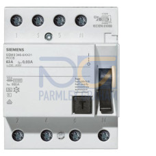 Residual current operated circuit breaker, 4-pole, type A, short-time delayed, In: 63 A, 30 mA, Un A