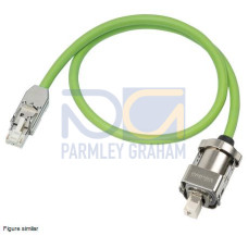 Signal cable pre-assembled 1FT5 TG/RLG on 611A 12X0.22 C MOTION-CONNECT 800PLUS trailable, UL/CSA, D