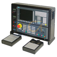 SINUMERIK 828D simulator PPU281.3 MCP483C PN, I/O module PP 72/48D 2/2A PN SITOP Power Supply 24V 5A