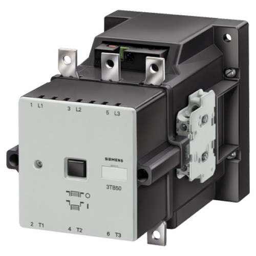 Contactor, Size 6, 3-pole, AC-3, 55kW, 400/380 V Auxiliary contacts 22 (2 NO + 2 NC) 220 V DC DC op