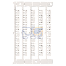 inscription label, front, with 41-100, vertical, terminal width: 5 mm, H: 7 mm, white