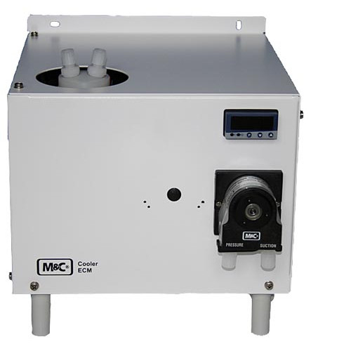 Compressor Gas cooler with 1 heat exchanger of PVDF 1 peristaltic pump for condensate removal Ambien