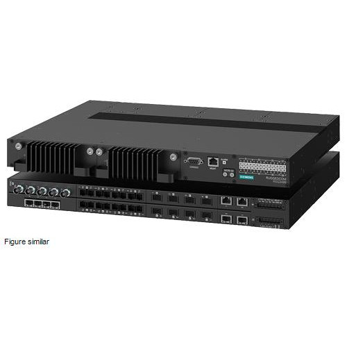 RUGGEDCOM RSG2488 is a RuggedRated fully managed Ethernet switch; 128-bit Encryption; up to 28 non-b