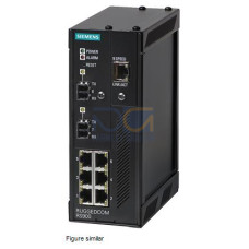 RUGGEDCOM RS900 is a 9-port, industrially hardened, fully managed Ethernet switch  with 128-bit encr