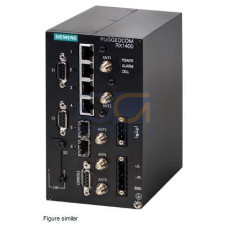 Rugged small form factor Ethernet switch and TCP/IP router with LTE and fiber optic WAN options, whi