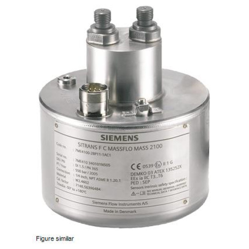 SITRANS F C MASSFLO MASS2100 Standard without heating jacket . DI3    W1.4435/316L PN100 G 1/4 Inch,