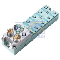 BM141 DP, 16 DI 24 V DC 8 x M12, x digital outputsuble assignment, requires CB