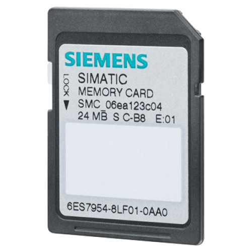 ***Spare part*** SIMATIC S7, memory cards for S7-1x 00 CPU/SINAMICS, 3, 3V Flash, 24 MByte