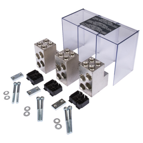 accessory for VL150UL, VL250UL (DG frame - FG frame) cable lug connections 1 set = 3 units cat. no. 3CLF350