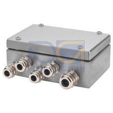 Junction box SIWAREX JB; stainless steel housing to connect in parallel up to 4 load cells in 4-wire