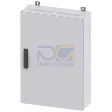 ALPHA 400, wall-mounted cabinet, IP43, Protection class 1, H: 800 mm, W: 550 mm, T: 210 mm, RAL 9016
