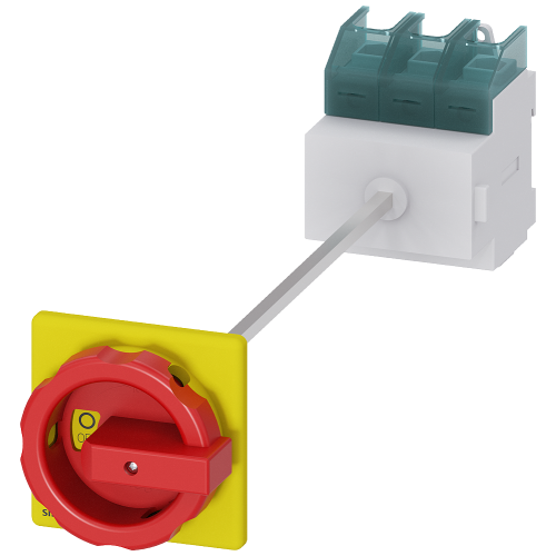 SENTRON, Switch disconnector 3LD, emergency switching-off switch, 3- pole, Iu: 125 A, operating powe
