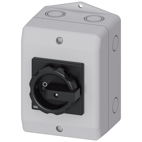 SENTRON, Switch disconnector 3LD, main switch, 3-pole, Iu: 25 A, Operating power / at AC-23 A at 400