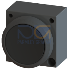 22MM PLASTIC ROUND ACTUATOR: RONIS LOCK WITH 2 KEYS 3 SWITCH POSITIONS I-O-II MAINTAINED CONTACT LOC