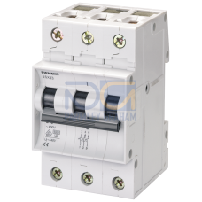 Miniature circuit-breaker T55 400 V, 6kA, 3-pole, B, 16A