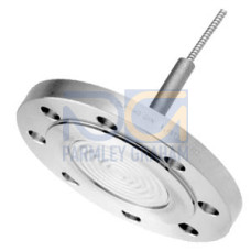 Diaphragm seals of flange design with flexible capillary