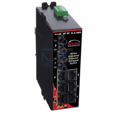 SLX-8MS-9ST Managed Industrial Ethernet Switch, ST 20km