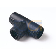 HINGED T-PIECE 28X16X28 BLK