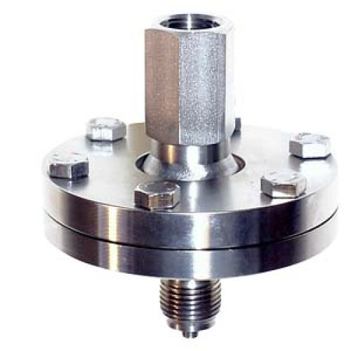 Diaphragm seal, screwed gland design with inside diaphragm for gauge, absolute and differential pressure for direct mounting