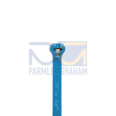 CABLE TIE 18LB 4IN BLUE NYLON