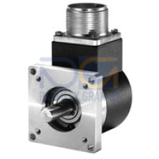 2" Flange Mount Shaft Encoder, Quadrature Output, 100 PPR