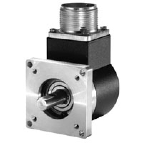 2" Flange Mount Shaft Encoder, Quadrature Output, 100 PPR